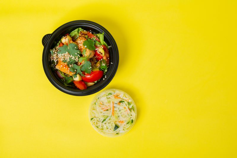 Fresh garden salad starter