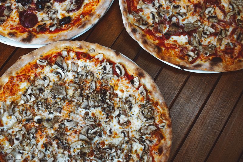 Truffle Mushroom pizza gourmet