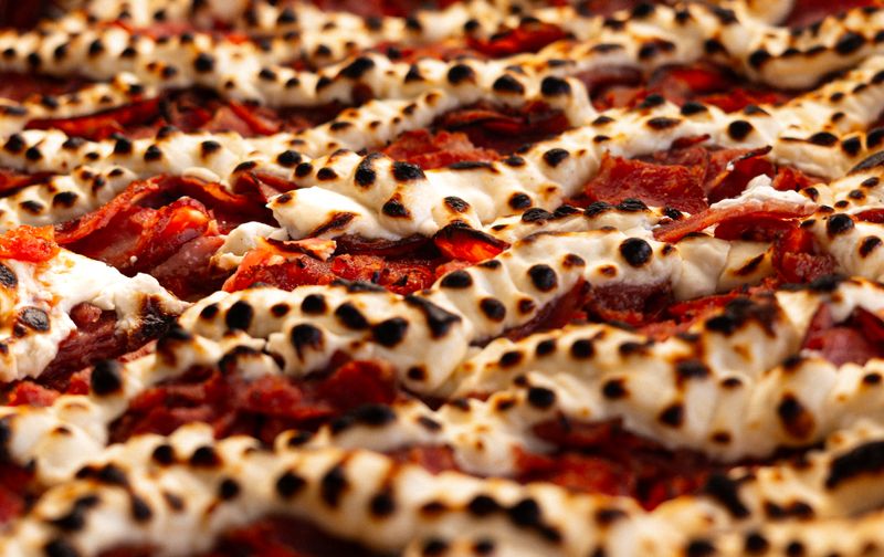 Meat Lovers pizza with sausage, bacon, ham